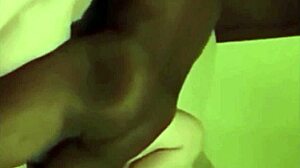 i film my slut wife swallow that big black cock while she rubs her wet pussy.