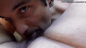 feel this hairy mature rimming your tight ass deep