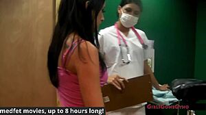 alexis grace moans in nurse exam