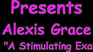 alexis grace moans in nurse exam