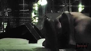 Ebony Couple Films Big Tits Ass Creampie In Mirror Room