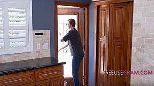 Dork milf gives college bully freeuse pity fuck!