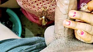 desi bhabhi sneaks neighbor boys for rough bathroom fucking