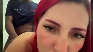 slut gives up her ass in public toilet video call