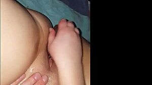 Chubby Teen Masturbates Squirts With Glass Dildo