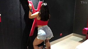 Bound Latina Fulfills Fetish Fuck