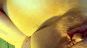 Look At Pussy Stuffed With Cum From Dildo Toys!!