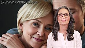 French Mom Plays Foot Soccer With Stepson