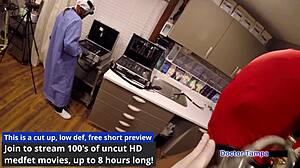 DR. TAMPA HANDCUFFS JEWEL FOR SHAVED PUSSY SPANKING BACKSTAGE!