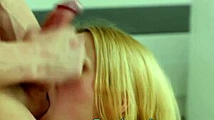 European blonde begs for anal assfucking facial cumshot deepthroat fingering.