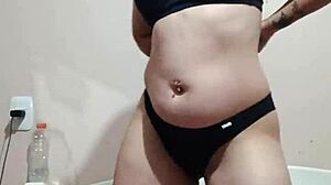 Blonde Wife Rips Clothes Strips Masturbates Pussy