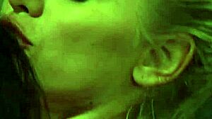 Submissive Slave Licks Horny Madame's Pussy