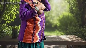 Desi village teen gets outdoor hardcore pounding on her big clit pussy