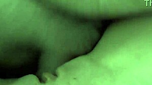 close-up pussy pounding ends with huge cumshot creampie on her
