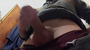 Rain Outside While I Masturbate My Skinny Pussy In Bathroom??