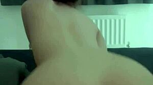 Slutty British Girlfriend's Horny Webcam Dildo Solo Tease