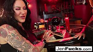 me n my tattooed friend cast spells then fuck tits n pussies hard