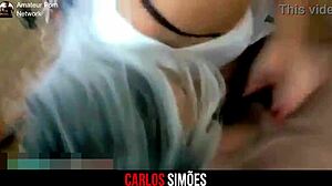 Hot latina brunette teases ass tits in lingerie submissive