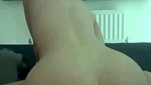 Slutty British Girlfriend's Horny Webcam Dildo Solo Tease