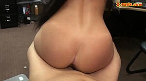 Tight Babe's Ass Bounces in Hardcore POV Pounding!