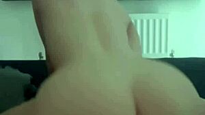 Slutty British Girlfriend's Horny Webcam Dildo Solo Tease