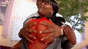 Ebony milf jogging pickup fills me with lust