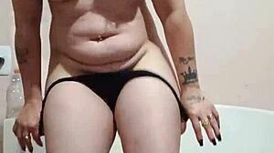 Blonde Wife Rips Clothes Strips Masturbates Pussy