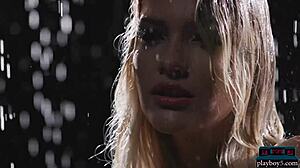 Kenna James big ass petite milf blonde strips hot solo playboy tease