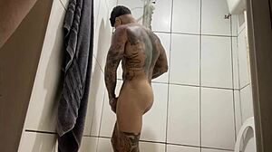 agatha kent sneaks in bathroom for big cock fun