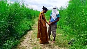 Desi bhabhi's beautiful jungle sex unleashes cute hot passion outdoors