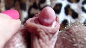 huge clit throbs in orgasmic close-up spasms