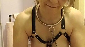 omg slave maid bent over toilet doggystyle lick ass tits 😈🍑💦🔒