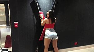 Bound Latina Fulfills Fetish Fuck