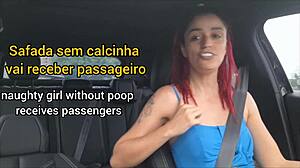 app driver rides pantyless flashing hard cocks publicly