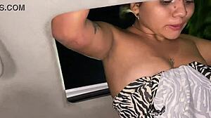 stepdaughter tempts me into secret lesbian play