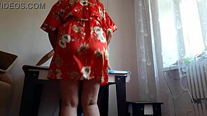 GF'S MOM STRAPON FUCKS ME LOUD WHILE SHE SHOPS!