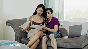 stepson doggy pounds tall milf pussy till stars explode?