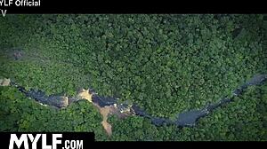 A million years without sex... until tall redhead domination unleashes amazon position rough orgasm.