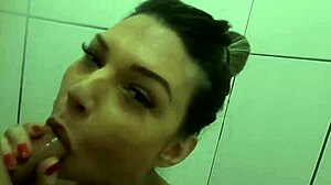 that sensual bath with the hottest brunette on xvideos... damn red hot!