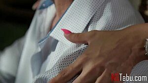 omg my filthy hotwife tia cyrus's first sloppy blowbang wrecked her!