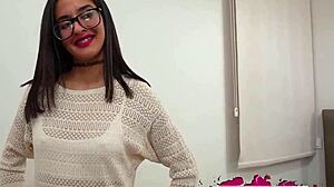 alice biancci rides lalo's huge tripod cock quickie style