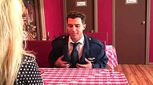 Genies cast spells for blonde group dp doggystyle ride.