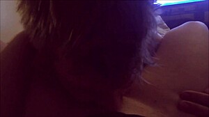 naughty reverse pov: tongue dives deep into her wet pussy