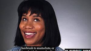 Jenna Foxx black milf masturbates to squirting orgasm