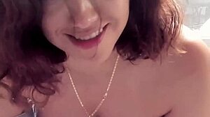 Amazing Big Tits Brunette Moans Hard In Pov Solo