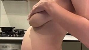 My StepMom's Milky Nipples Get a Naughty Lick