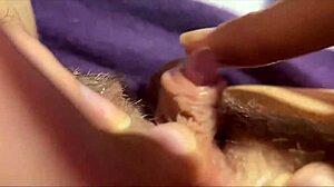 Huge Clit Throbs Through Massive Orgasm Closeup