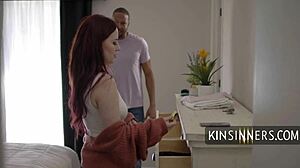 Stepmom eyes ebony stepson's hot date Jessica Ryan