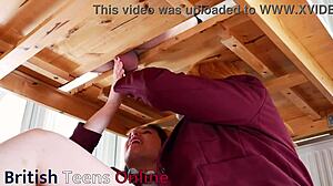 ellie and victoria milk cock cum on uniforms