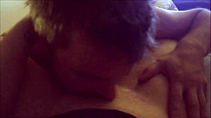 naughty reverse pov: tongue dives deep into her wet pussy